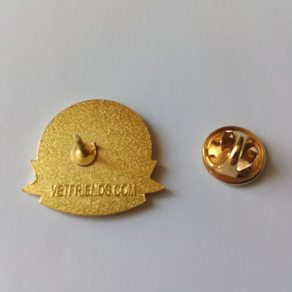 United States Army Veteran Bald Eagle Enamel Lapel Pin USA Military Soldier Pin - Picture 3 of 6